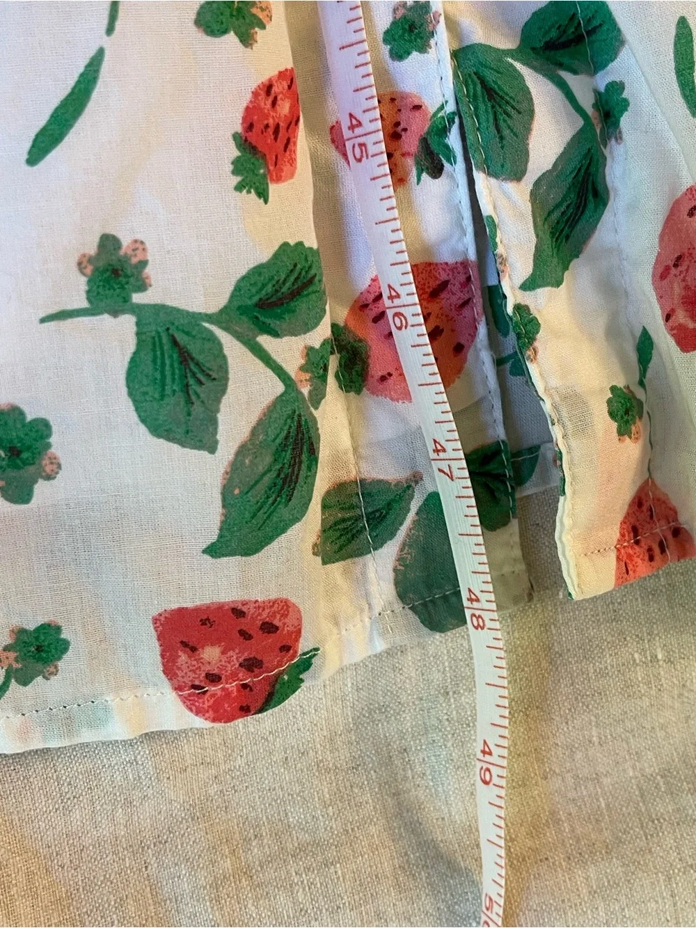 J. Crew Strawberry Print Sleeveless Floral Tie-Waist Midi Dress size00